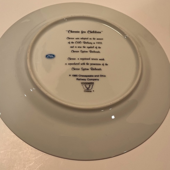 “Chessie for Children” Chesapeake and Ohio Railway Co. Plate, Cup and Bowl - Picture 4 of 12